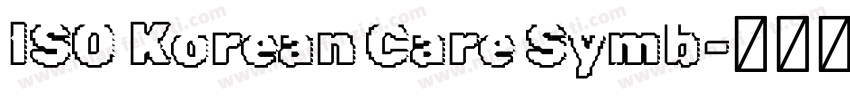 ISO Korean Care Symb字体转换